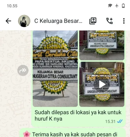 Pengiriman Papan Bunga Duka Rs Siloam Jakarta